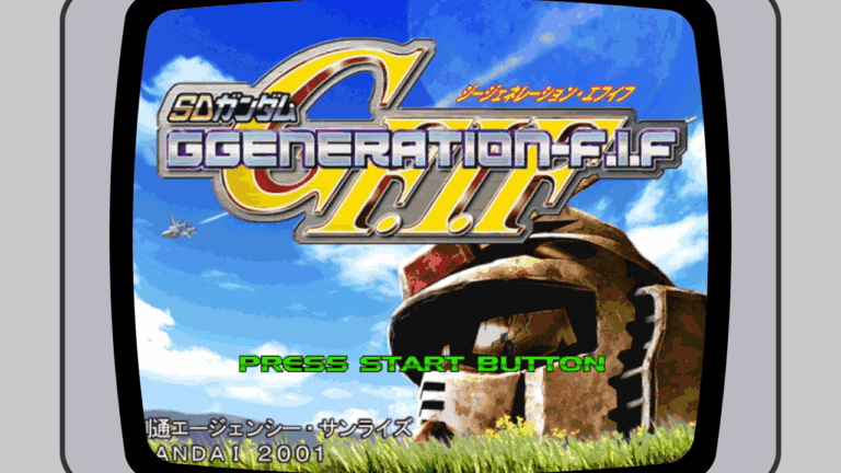 PS1 SDガンダムGジェネレーションF販促ポスター１枚 非売品・未使用]SDガンダム Gジェネレーション・エフイフ PS